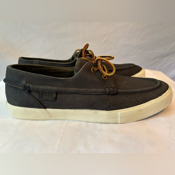 🔥 🔥 Polo Ralph Lauren Navy Boat Shoes #11D🔥 🔥 - Picture 17 of 17